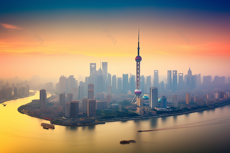 城市风光上海陆家嘴东方明珠,高清,摄影图,摄影图片,图片大全,摄影图免费下载